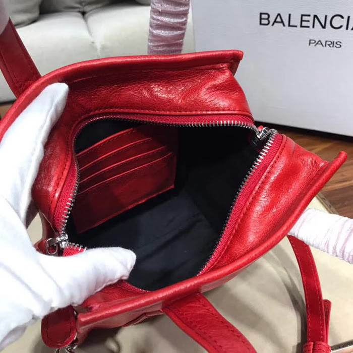 BALENCIAG巴黎世家 XXS18cm 進口義大利A級牛皮 手提肩背包 44309675  BL1677